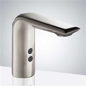 Fontana Commercial Touchless Automatic Brushed Nickel Finish Sensor Faucet