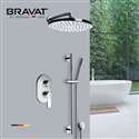 FontanaShowers Chrome Rainfall Shower Set