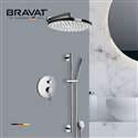 FontanaShowers Chrome Rainfall Shower Set