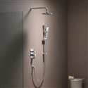 FontanaShowers Brushed Nickel Rainfall Shower Set