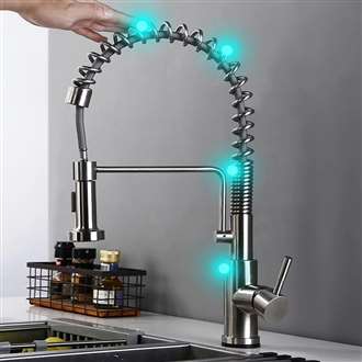 Kitchen Touch Sink Faucet with Pull Out Sprayer