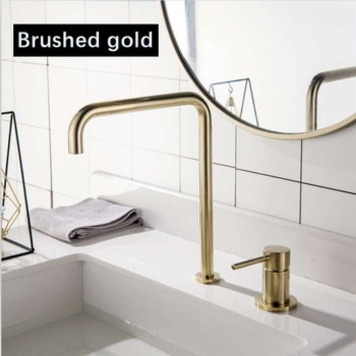 Fontana Basin Faucet Kitchen Sink Faucet Gold