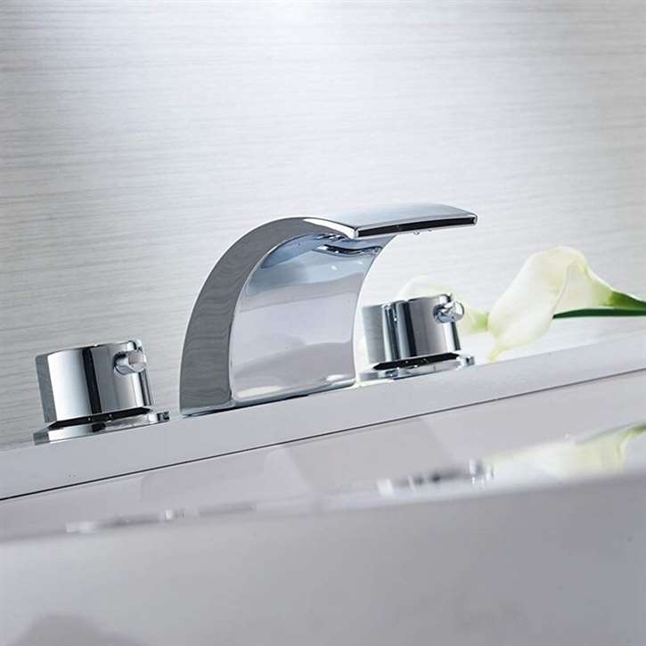 Fernie Deck Mount LED Water Fall Bathroom Sink Faucet || Fernie Water Quality