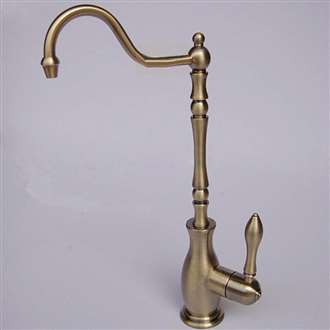 Tuscany Antique Bronze Deck Mount Bathroom Faucet
