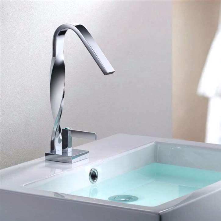 Aprilia Chrome Classic Single Handle Bathroom Faucet