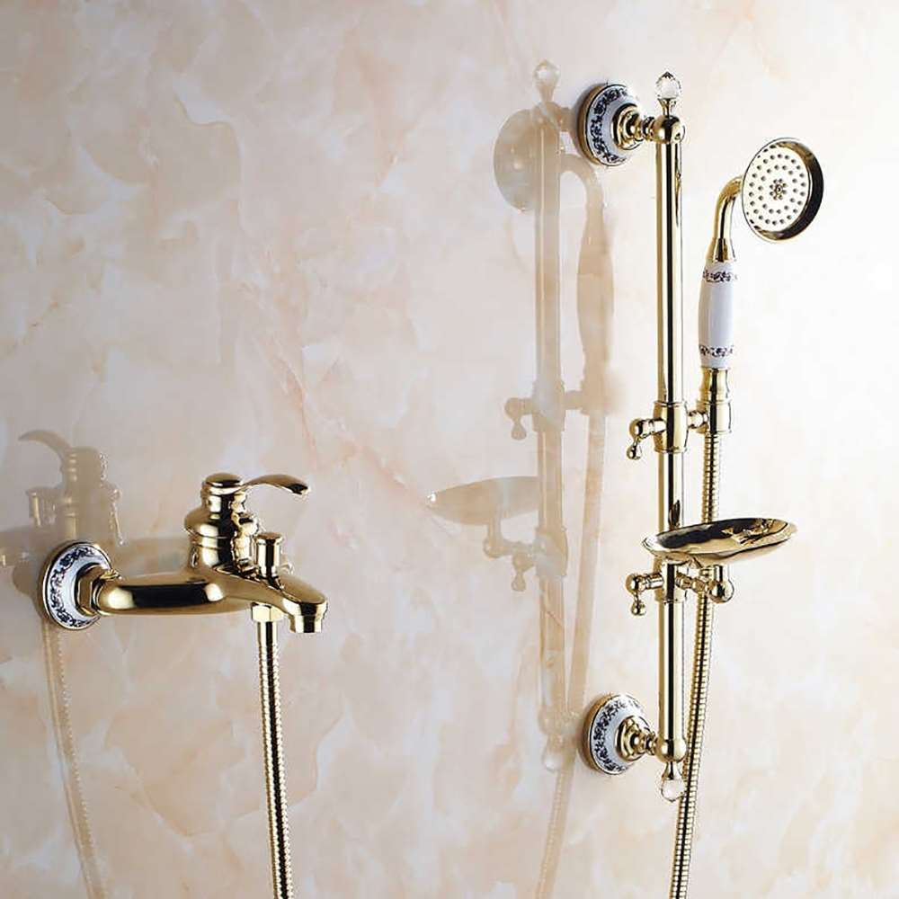 Wall Mounted Gold Stainless Steel Bathroom Soap Dish Bath Shower