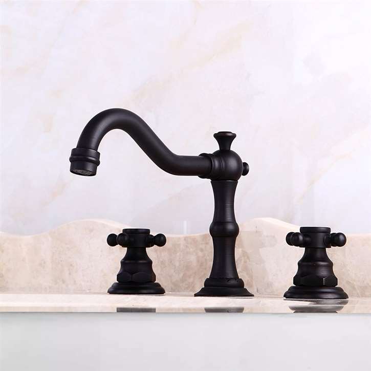 Huaraz Deck Mount Bathroom Sink Faucet