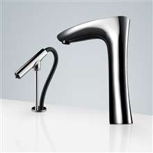 Fontana Freestanding Commercial Motion  Sensor Faucet And Automatic Soap Dispenser