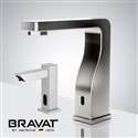 Fontana Carpi Chrome Touchless Automatic Commercial Sensor Faucet & Automatic Touchless Soap Dispenser