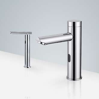 Fontana Restroom Commercial Motion  Sensor Faucet And Automatic Soap Dispenser