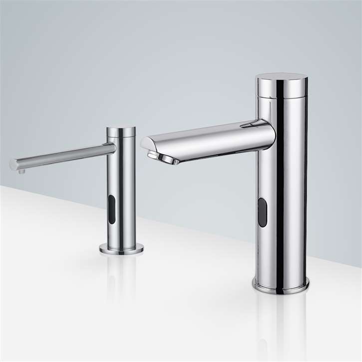 Fontana Touchless Auto Sensor Faucet & Motion Sensor Soap Dispenser