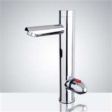 Fontana Chrome Finish Commercial Temperature Control Automatic Sensor Faucet with Built-In Mixing Valve