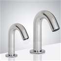 Fontana Freestanding Commercial Motion  Sensor Faucet And Automatic Soap Dispenser