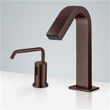 Fontana Freestanding Commercial Motion  Sensor Faucet And Automatic Soap Dispenser