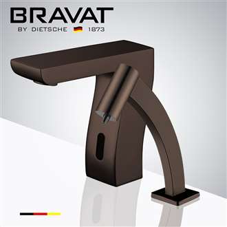 Bravat Commercial Automatic Motion Light Oil Rubbed Bronze Sensor Faucets with Automatic Soap Dispenser