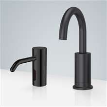 Fontana Freestanding Commercial Motion  Sensor Faucet And Automatic Soap Dispenser