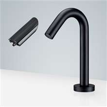 Fontana Dax Matte Black Touchless Commercial Motion Sensor Faucet & Wall Mount Automatic Soap Dispenser for Restrooms