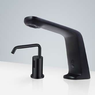 Fontana Valence Dark Oil Rubbed Bronze Motion Sensor Faucet & Automatic Soap Dispenser for Restrooms