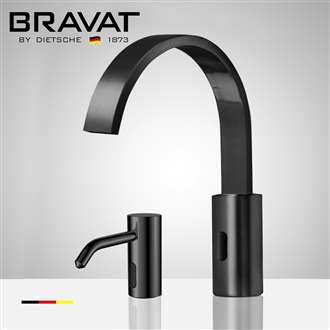 Fontana Dark Oil Rubbed Bronze Commercial Motion Sensor Faucet & Automatic Liquid Foam Soap Dispenser for Restrooms