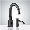 Fontana Freestanding Commercial Motion  Sensor Faucet And Automatic Soap Dispenser