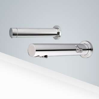 Fontana St. Gallen Chrome Finish Motion Sensor Faucet & Automatic Soap Dispenser for Restrooms