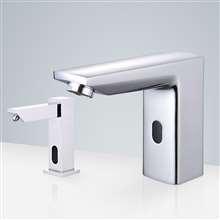 Fontana Bavaria Motion Sensor Faucet & Automatic Soap Dispenser in Chrome