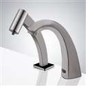 Fontana Automatic Commercial Brushed Nickel Sensor Faucet and Soap Dispenser