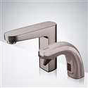 Fontana Touchless Basin Automatic Commercial Brushed Nickel Sensor Faucet with Automatic Soap Dispenser