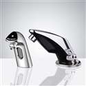 Fontana Chrome Finish Motion Sensor Faucet & Matching Automatic Soap Dispenser