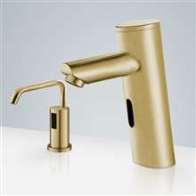 Fontana Freestanding Commercial Motion  Sensor Faucet And Automatic Soap Dispenser