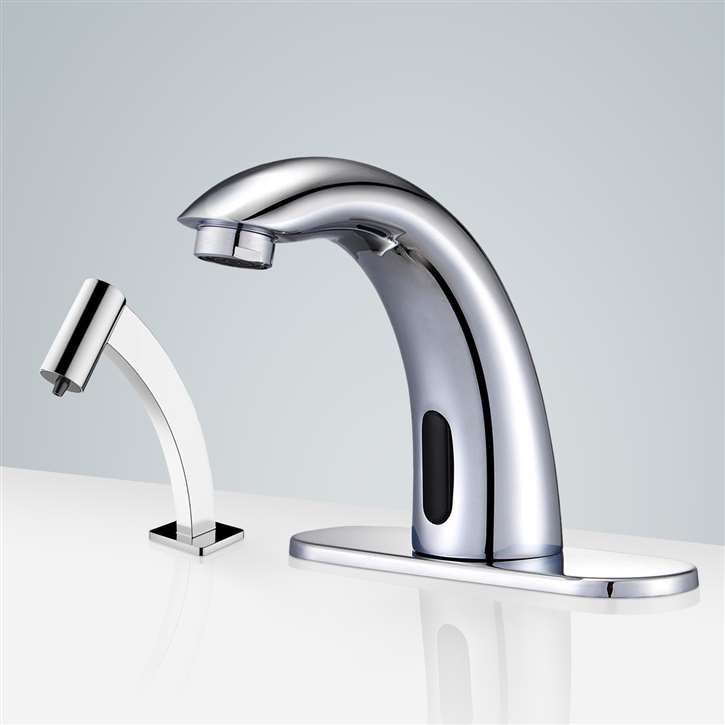 Fontana Touchless Bathroom Commercial Motion  Sensor Faucet And Automatic Soap Dispenser