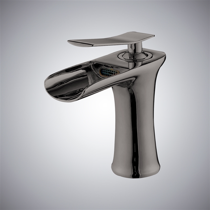 Fontana Perenchies Gun Metal Gray Bathroom Faucet