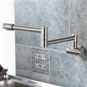 Annaba Wall Mount Double Joint Kitchen Sink Faucet || Wall Sink Tap Set