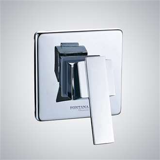 Fontana Chrome Finish  Wall Mounted  Square Shape 1 Way Concealed Shower Mixer Valve Type B