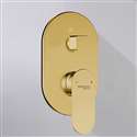 Fontana Complete with Trim 2-Way Concealed Wall Mounted Shower Mixer Valve  In Brushed Gold