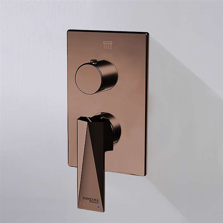 Fontana Oil Rubbed Bronze Wall Mounted 2 Way Concealed Shower Mixer Valve
