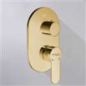 Fontana Brushed Gold 2-Way Concealed Wall Mounted Shower Mixer Valve