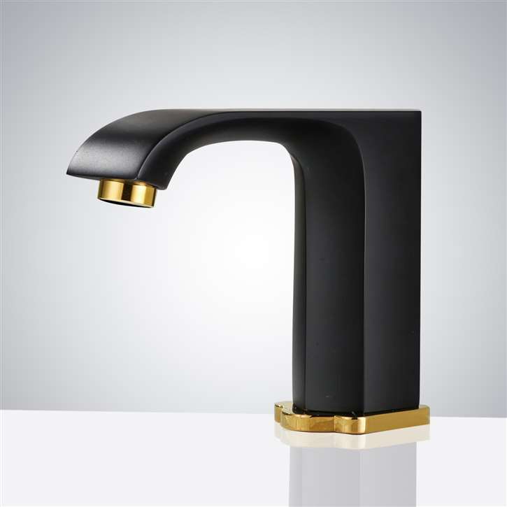 Fontana Matte Black Bathroom  Automatic Touchless Sensor Faucet