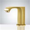 Fontana Commercial Brushed Gold Automatic Touchless Sensor Bathroom Faucet