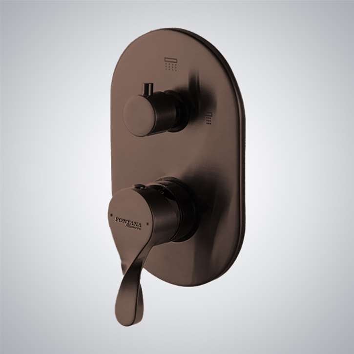 Fontana Oil Rubbed Bronze Hot and Cold Wall Mounted Shower Mixer