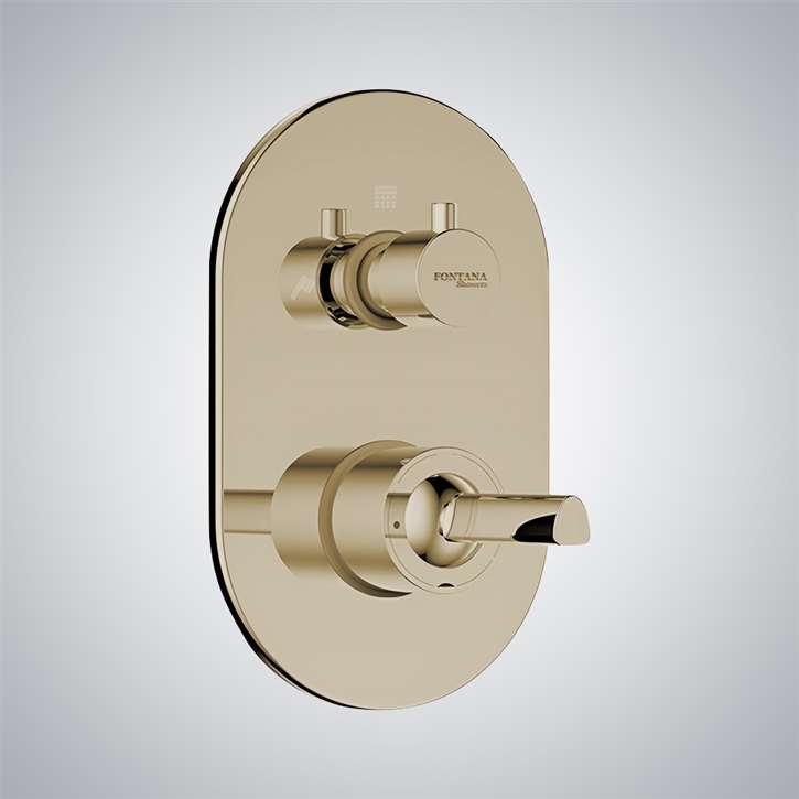 Fontana Montreuil Champagne Hot and Cold Shower Mixer