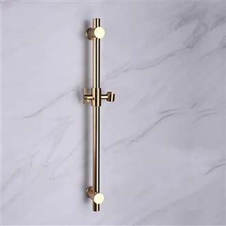 Fontana Brass Gold Metal Sliding Bar With Height Adjustable