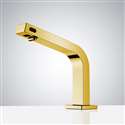 Fontana Polished Gold Touchless Sensor Faucet With Touchless Soap Dispenser