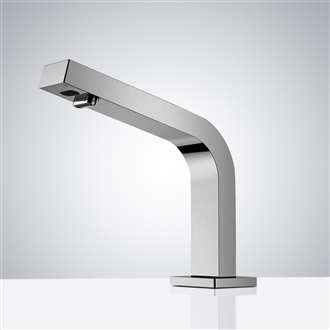 Fontana Chrome Deck Mounted Commercial Touchless Sensor Faucet