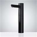 Fontana Tall Matte Black Contemporary Commercial Deck Mount Sensor Faucet