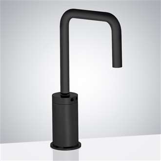 Fontana Touchless Commercial U-Shaped Matte Black Finish Automatic Sensor Faucet