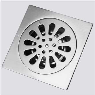 Fontana Commercial Brushed Nickel Round Shape Bathroom Drainage System