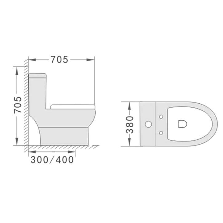 Esaurito - Quadro bagno cm 34x46h