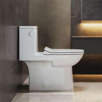 Fontana Pordenone White Finish Dual Flash Smart Toilet