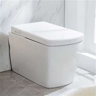 Fontana Biella White Finish Smart Bathroom Toilet